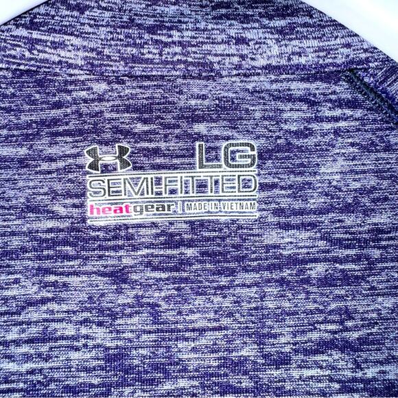 Women’s UA Under Armour Clemson Tigers 1/2 Zip Semi-Fitted Heatgear size Large - Picture 3 of 6